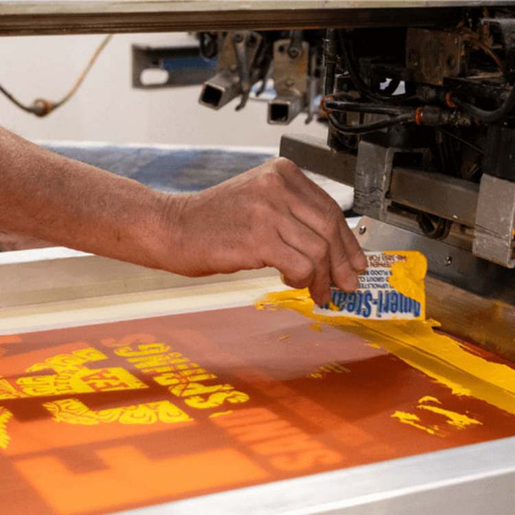 Deep Golden Yellow Screen Printing Plastisol Ink