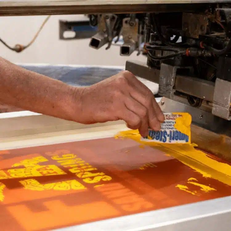 Deep Golden Yellow Screen Printing Plastisol Ink
