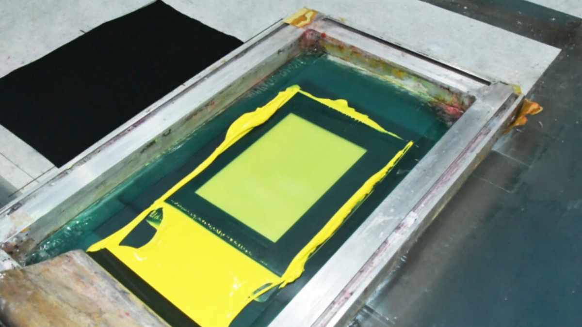 Deep Lemon Yellow Screen Printing Plastisol Ink