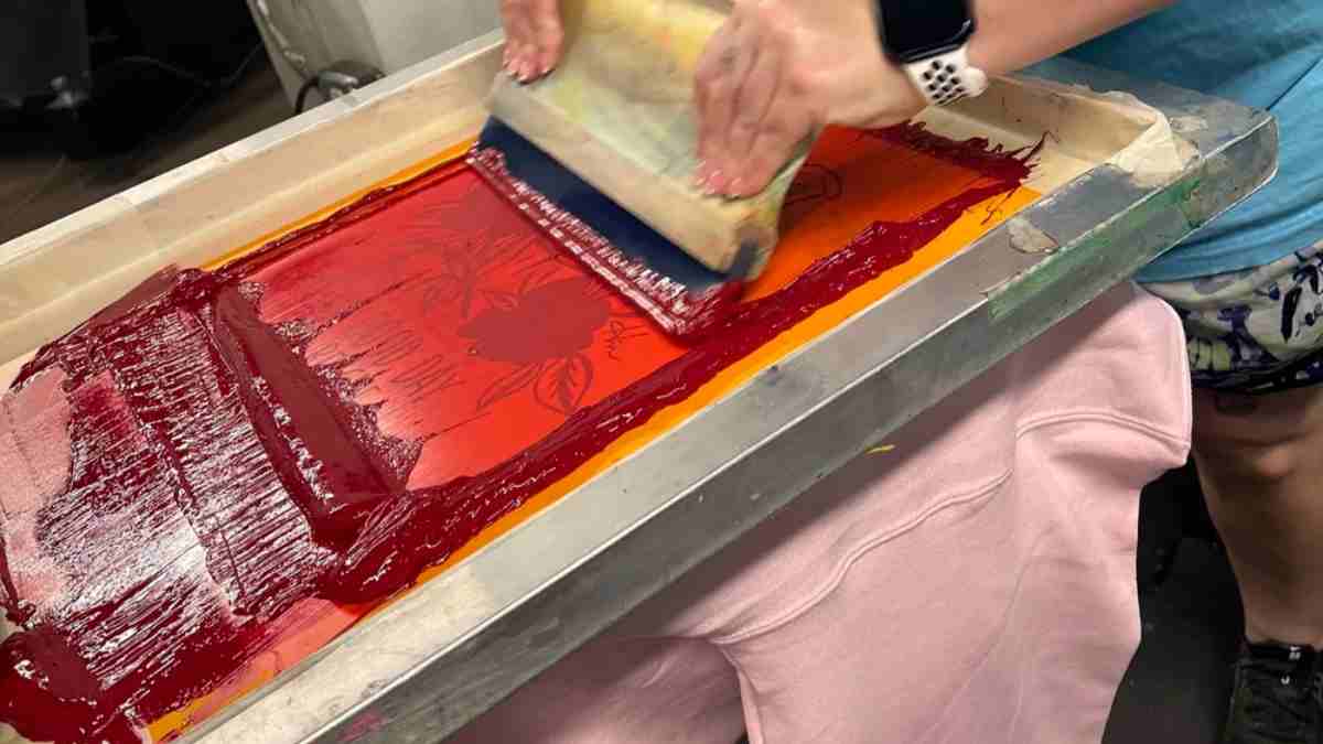 Deep Red Screen Printing Plastisol Ink