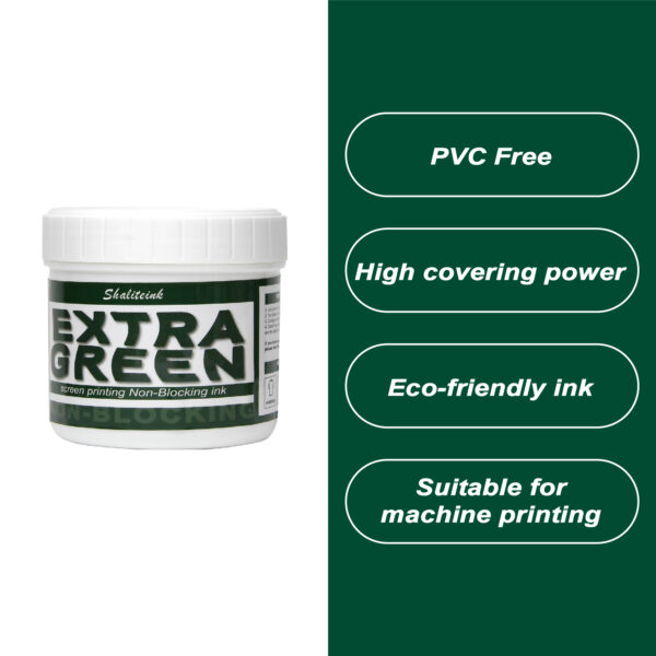 Extra Green PVC Free NB Screen Printing Ink