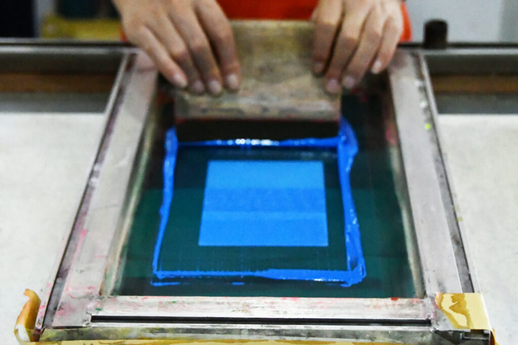 Fluorescent Blue Screen Printing Plastisol Ink