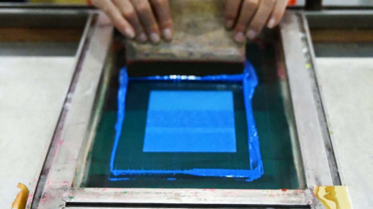 Fluorescent Blue Screen Printing Plastisol Ink