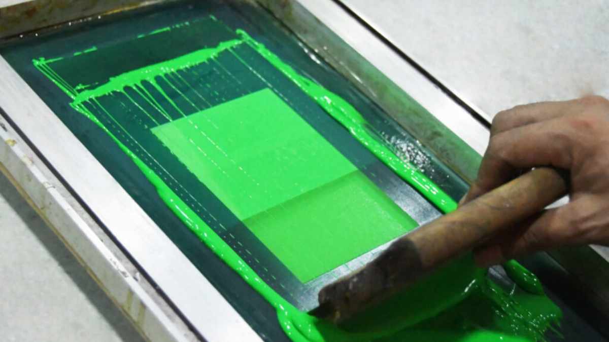 Fluorescent Green Screen Printing Plastisol Ink