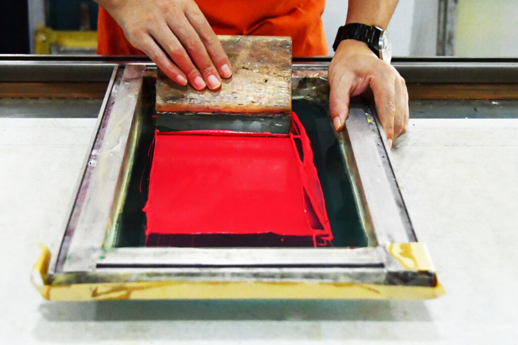 Fluorescent Red Pink Screen Printing Plastisol Ink