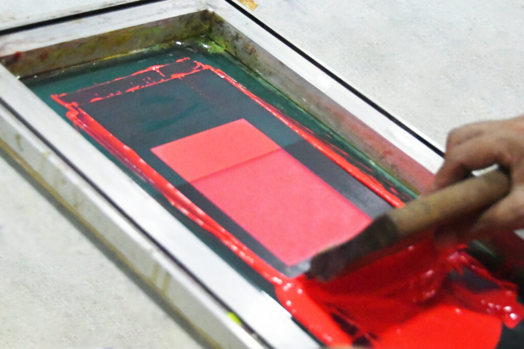 Fluorescent Red Screen Printing Plastisol Ink