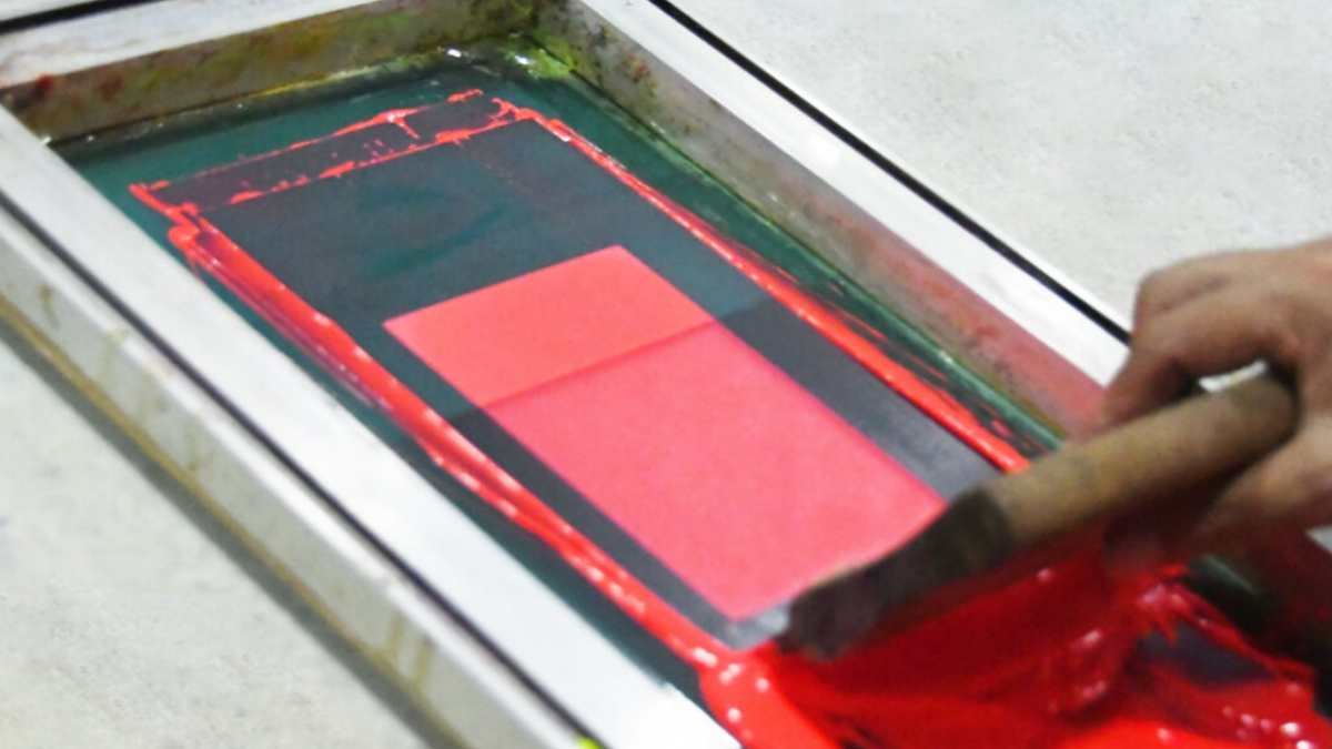Fluorescent Red Screen Printing Plastisol Ink