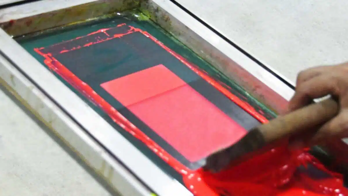 Fluorescent Red Screen Printing Plastisol Ink