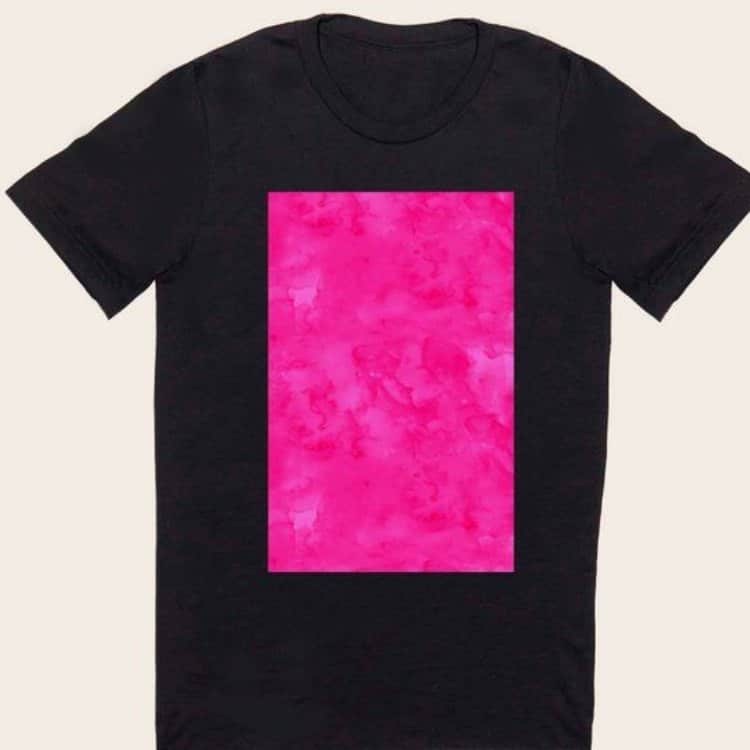 Fluorescent Rose Red Screen Printing Plastisol Ink
