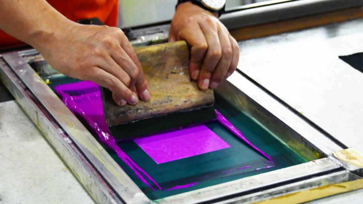 Fluorescent Violet Screen Printing Plastisol Ink