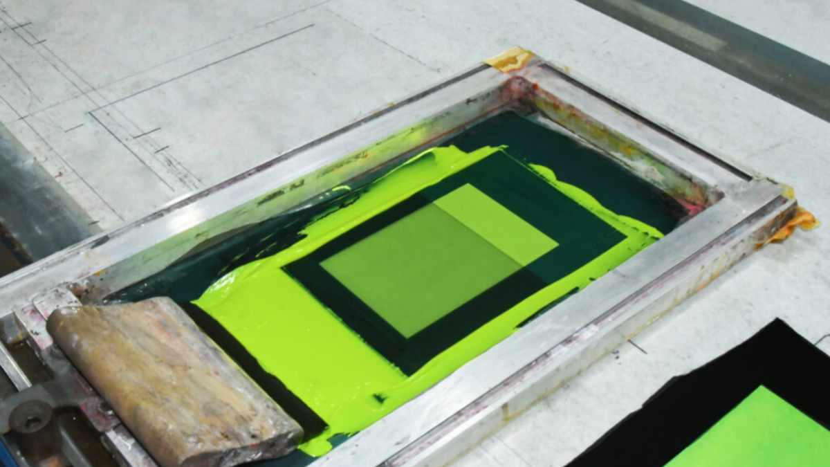 Fluorescent Yellow Screen Printing Plastisol Ink