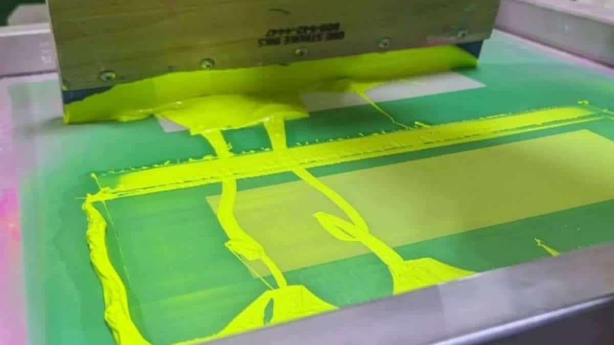 Fluorescent Yellow Screen Printing Plastisol Ink