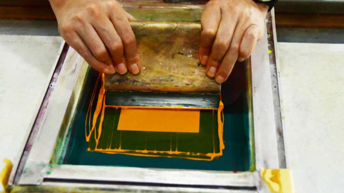 Golden Yellow Screen Printing Plastisol Ink