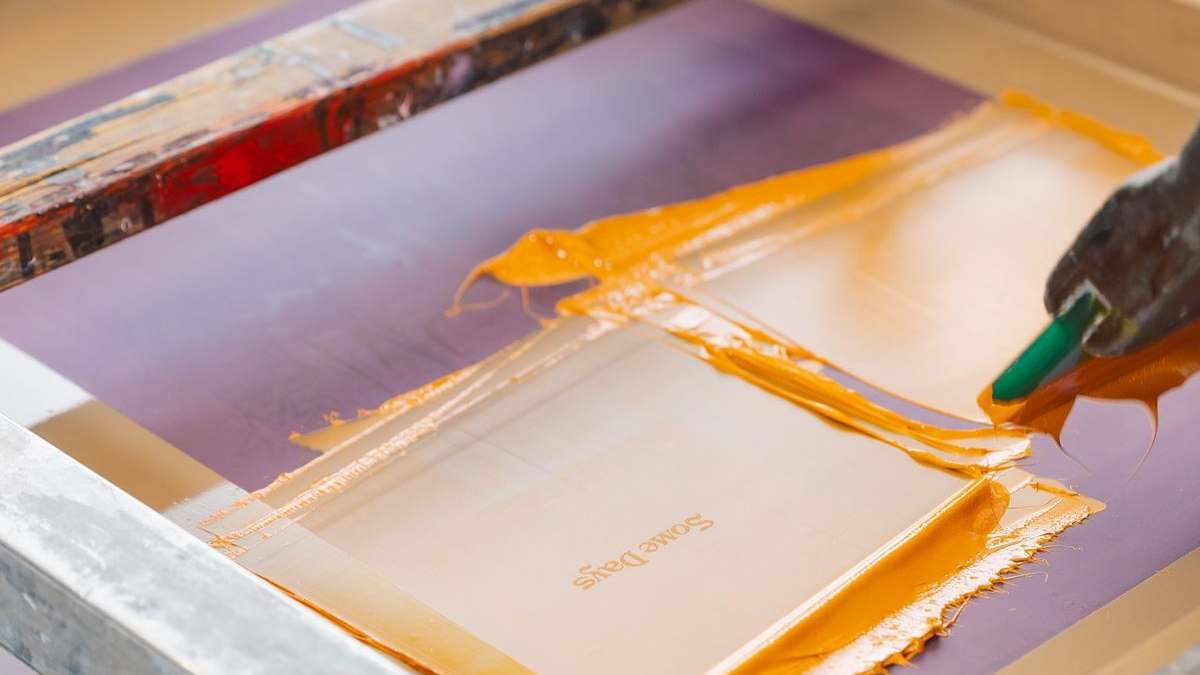 Golden Yellow Screen Printing Plastisol Ink