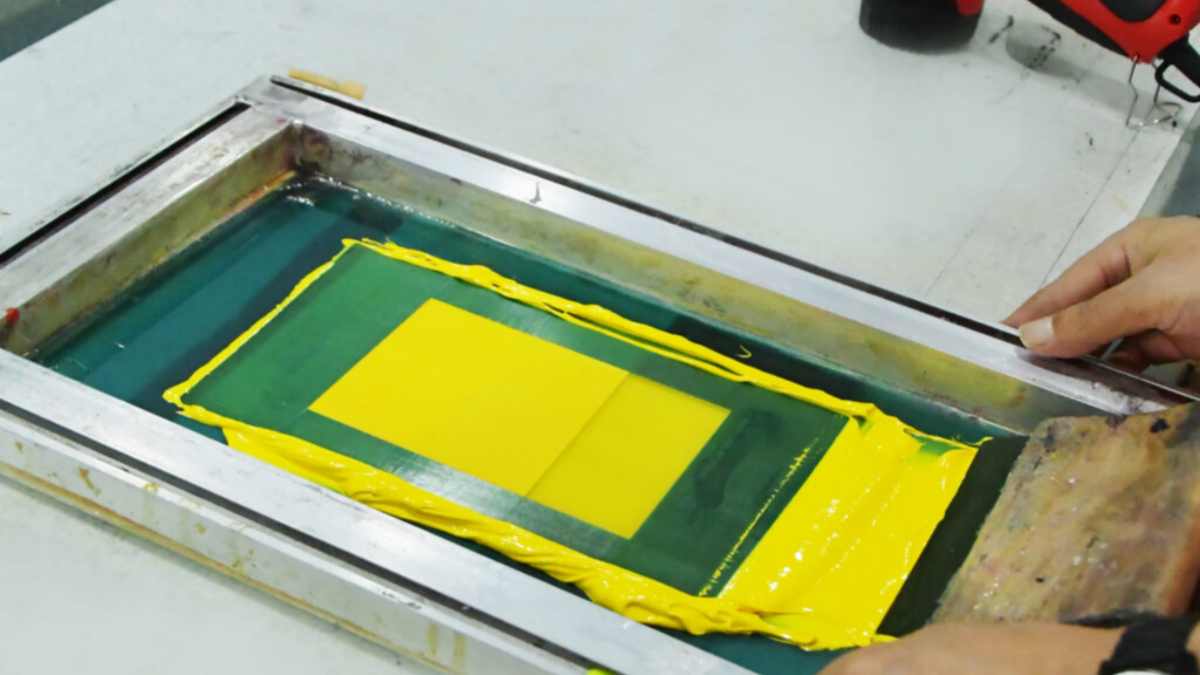 Lemon Yellow Screen Printing Plastisol Ink