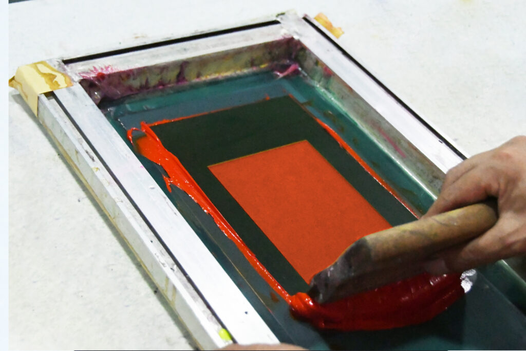 Orange Red Screen Printing Plastisol Ink