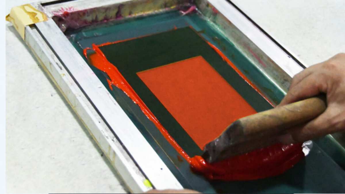 Orange Red Screen Printing Plastisol Ink