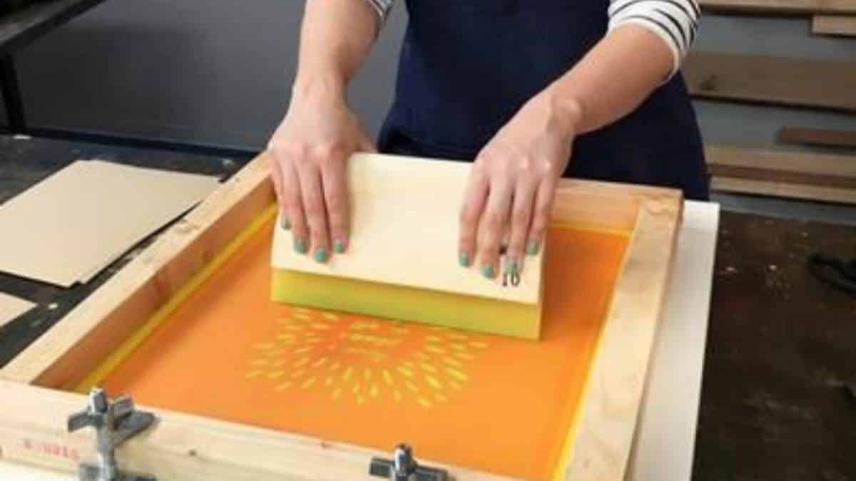 Orange Screen Printing Plastisol Ink