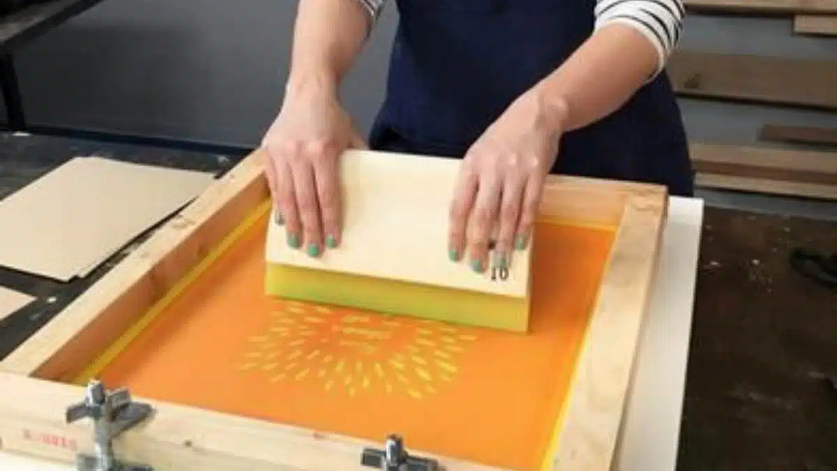 Orange Screen Printing Plastisol Ink