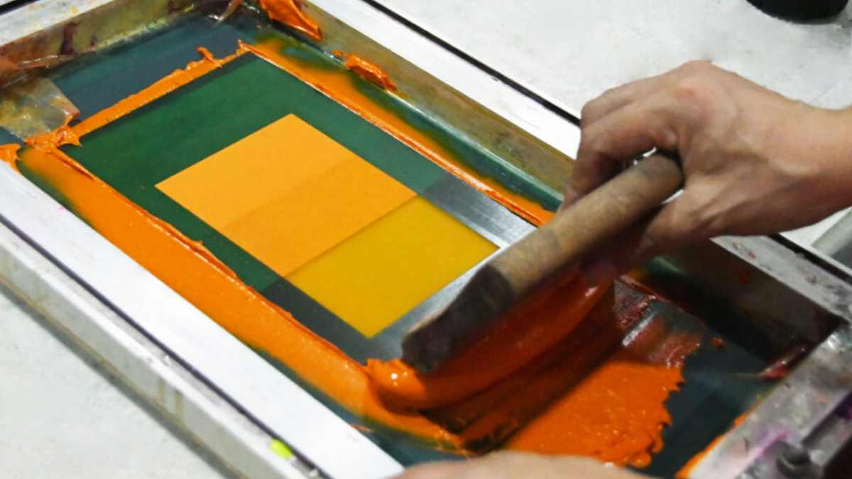 Orange Screen Printing Plastisol Ink