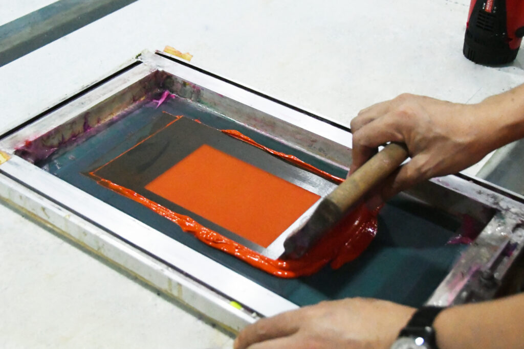 Orange Yellow Screen Printing Plastisol Ink