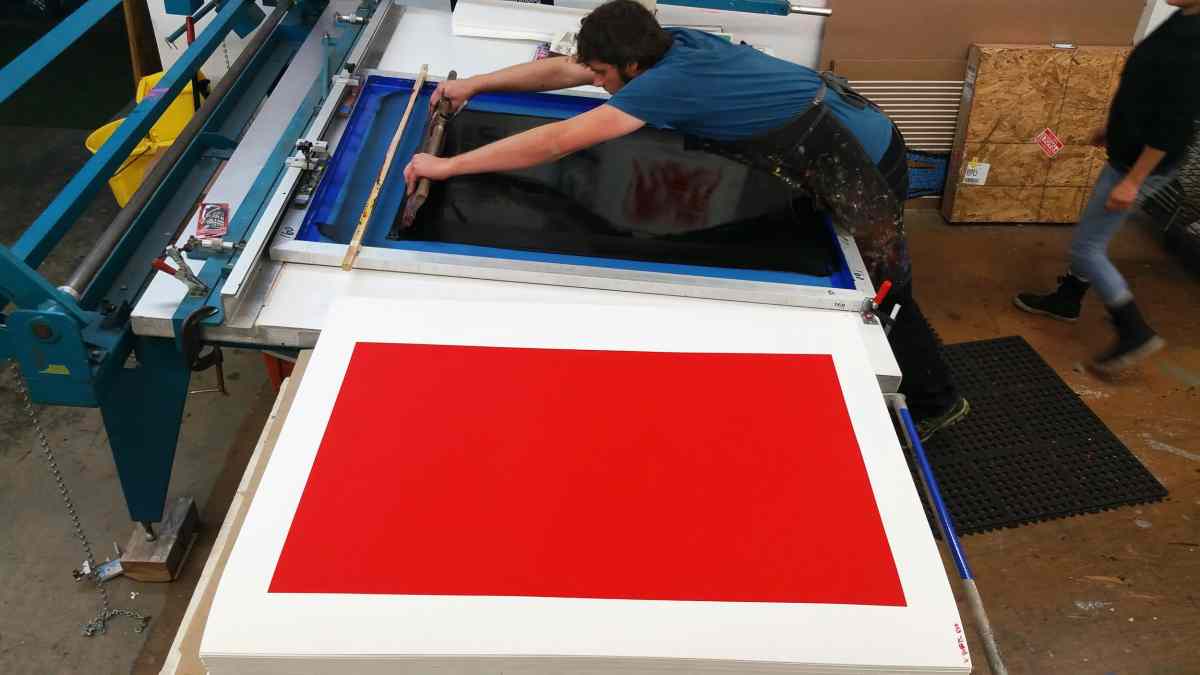 Process Red Screen Printing Plastisol Ink