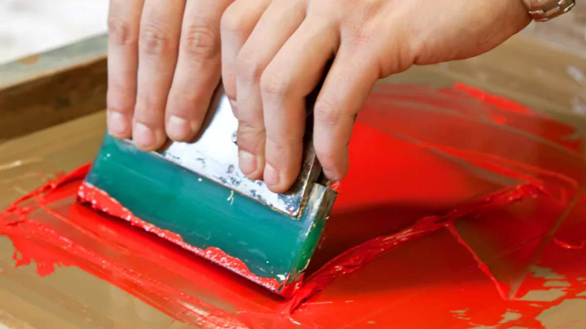 Process Red Screen Printing Plastisol Ink