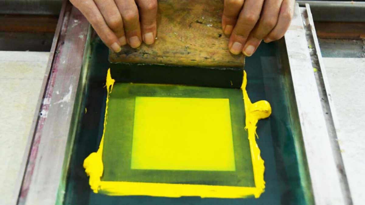 Yellow Screen Printing Plastisol Ink
