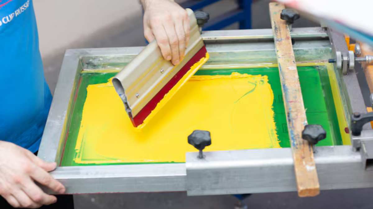 Yellow Screen Printing Plastisol Ink