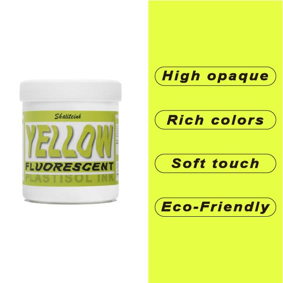 Fluorescent Yellow Screen Printing Ink Plastisol