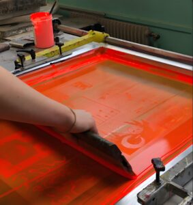 PVC Free Red Plastisol Ink